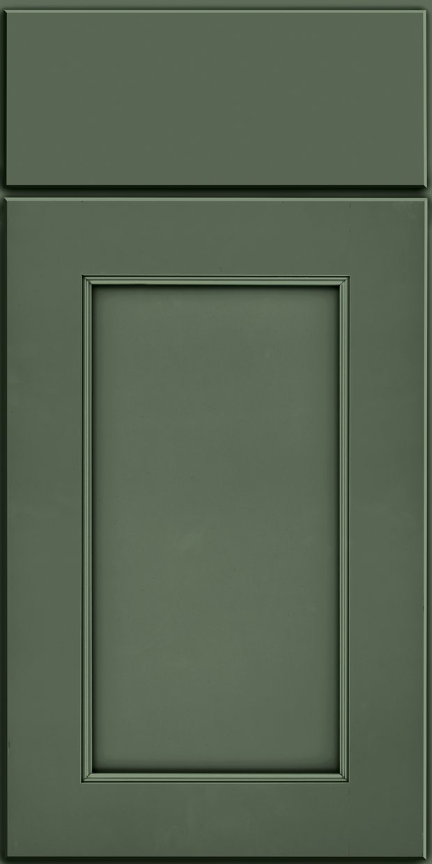 Merillat Classic Glenrock door painted Olive
