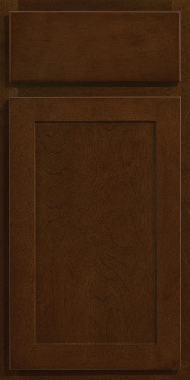 Merillat Basics Collins door in Birch Pecan